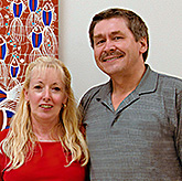 Gallery Owners: Elric and Leonie Saaski
