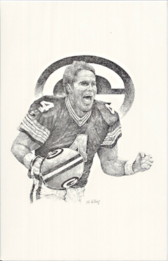 Bret Favre by William Abell